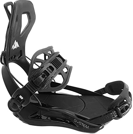 System Ultra Men's Rear Entry Step in Style Snowboard Bindings 2024 (XL)