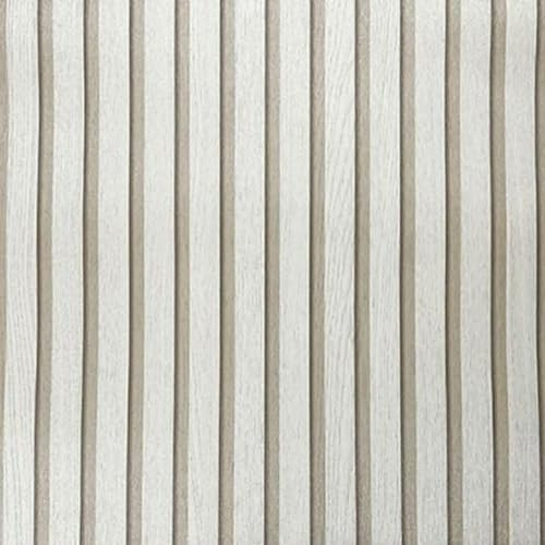 Trafagala 53 * 950cm Wood Slats Wallpaper Natural Wooden Slat Panelled Wallpaper Roll Wooden Slat Wood Effect Modern Realism Contemporary Feature Wall Beige