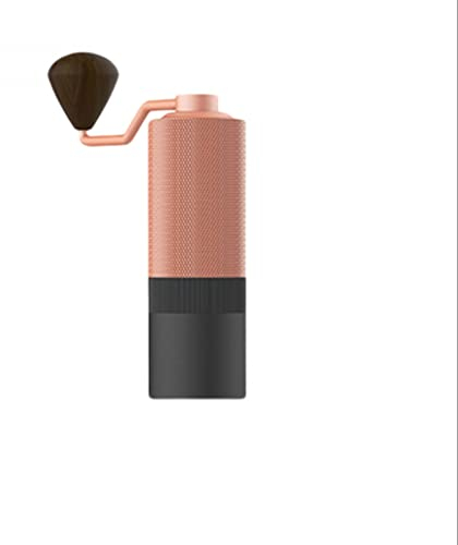 ARKEM Oficina Redondo Hogar Molienda A Mano Café Conveniente Molinillo De Café PequeñO PortáTil Para Acampar Al Aire Libre Molinillo De Café De Mano Lavable (Oro Rosa, Gris Espacial)-Pink Gray