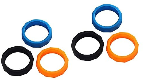 Toyvian 2 Juegos de Micrófonos - Accesorio de Micrófono de Mano de Plástico Antideslizante Circular para Escenario Karaoke Conferencia Baile 3 Piezas