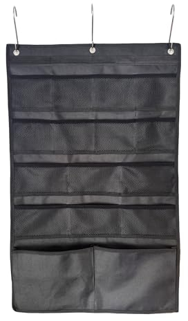 OLPRO Camping Organiser, Folding, Compact, Portable, Mesh Compartments, Durable, Lightweight for clothes and toiletries, cooking utensils and electronics