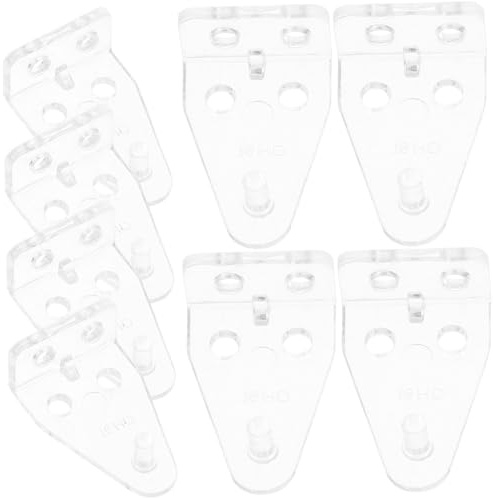 Amosfun Supporti per Tende a Lamelle 12 Pezzi in Plastica per Finestre