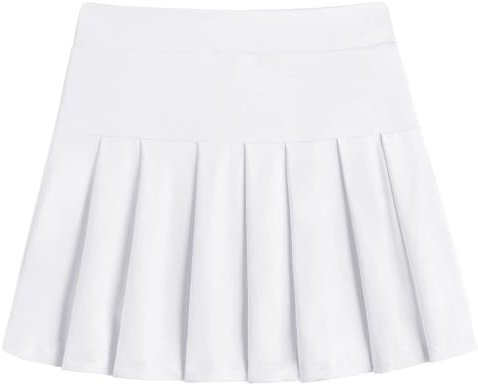 Arshiner Mädchen Röck Tennisrock Hohe Taille Hosenrock Kinder Golf Skorts | Sportrock,Faltenrock,Sommerrock mit Hose,mit Taschen,6-13 Jahre