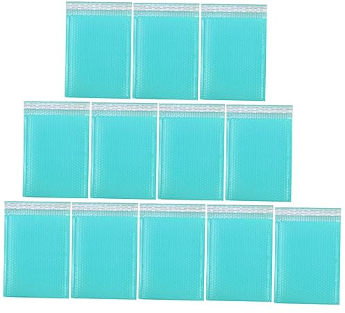 SHOWERORO 50stücke Gepolsterte Versandtaschen Mit Luftpolsterfolie Für Kleine Unternehmen Selbstklebendes Design Reißfeste Pe-Taschen Für Expressversand Und Postprodukte