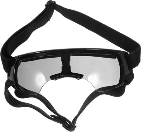 TOBBOMEY Sonnenbrillen Für Hunde Winddicht Mit Uv-Schutz Für Augen Verstellbare Riemen Geeignet Für Mittelgroße Bis Große Rassen Aus Eva-Materialien Langlebig Für Outdoor-ausflüge