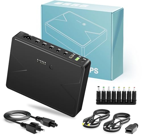 13PCS Mini UPS 20000mAh Battery Backup Power Supply UPS Battery Backup