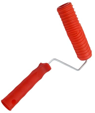 Rodillo de textura de goma, rodillo de pintura texturizada, pintura en relieve para crear patrones de textura de madera en hogares, espacio comercial, herramienta de pintura en relieve