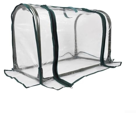 Serra da tavolo in PVC per interni, per giardinaggio su balcone o davanzale, supporta la crescita di erbe, fiori e piccole verdure