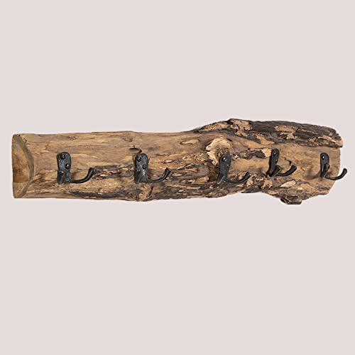 SKLUM Wandgarderobe aus Altholz Trunc -