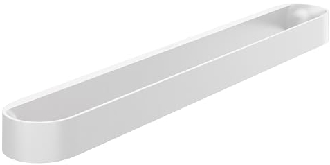 hansgrohe WallStoris - Handtuchstange, Handtuchhalter 58.1cm, Badetuchhalter, Badezimmer Zubehör ohne bohren, Bad Accessoires, Mattweiß, 27926700