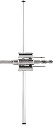 Fresa per Fori Regolabile Regolabile - 30‑300 Mm Set di Punte per Trapano per Circolare Regolabile in Argento Strumento per la Lavorazione del Legno Fai-da-te