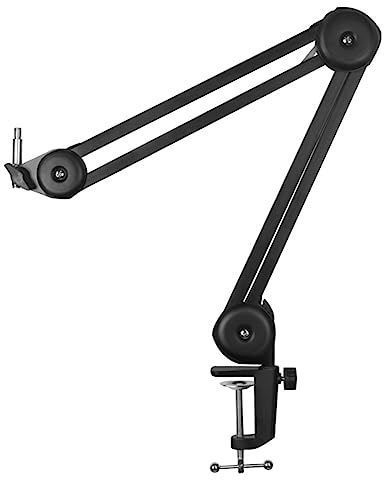 Kliplinc 1 set con microfono integrato a molla e free-swinger, nero, A