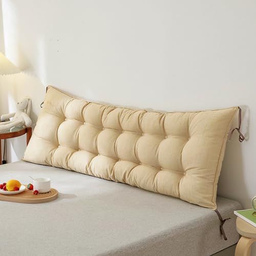 B,150x50cm, Cojín De Lectura Almohada Lumbar Almohadón De Color Sólido para Cama Sofá Y Dormitorio Suave Tatami Dormitorio Reposacabezas De Cama Cojín De Respaldo De Lectura
