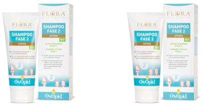 Shampoo Attivo - Fase 2, 200 ml pediculosi - Ideale per creare un ambiente sfavorevole allinsediamento dei pidocchi Protettivo, efficace e risolutivo, 1 (Confezione da 2)
