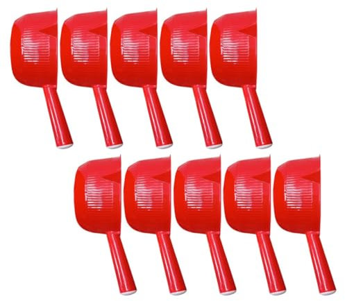 ABOOFAN De Agua 10 Cucharones Espesados Pala De Mango Largo Accesorios De Cocina