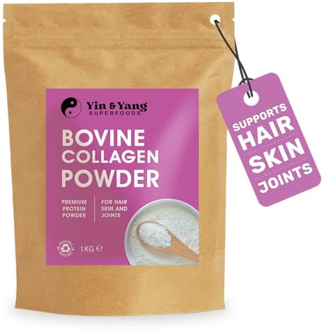 Collagen Powder 1kg | Supports Skin, Hair, Nails & Joints | High Strength Bovine Collagen Peptides Powder | Pure Hydrolysed Collagen Protein Supplement for Women & Men