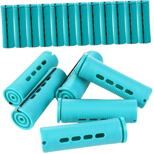 FOMIYES 18 Stück Lockenwickler aus Kunststoff Flexible Haarroller zum Schlafen und Selbstgemacht Haarstyling für Mädchen und Frauen für Zuhause und Salon