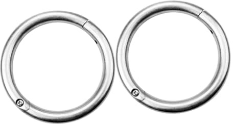 UPKOCH 2 Stück Teiliges Robustes Rinder nasenring aus Metall Großer Kuh nasenring für Sicheres Viehmanagement Komfortable Passform zur Tierwohlförderung und Effizienter Nutztierführung