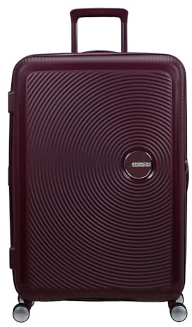 American Tourister Soundbox Spinner 77/28 TSA EXP Trolley Wild Cherry Beere
