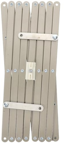 PAMINGONO Barre Porte-Serviettes Murale Extensible en Acier Carbone Accessoire de Séchage Électrique Argenté Support Latéral Unique Rail de Rangement Pliable pour Buanderie et Salle de