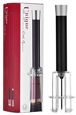 Phoewon Cavatappi professionale per vino, cavatappi per apertura facile e veloce, cavatappi per bottiglie a pressione, accessori per vino rosso. Nero