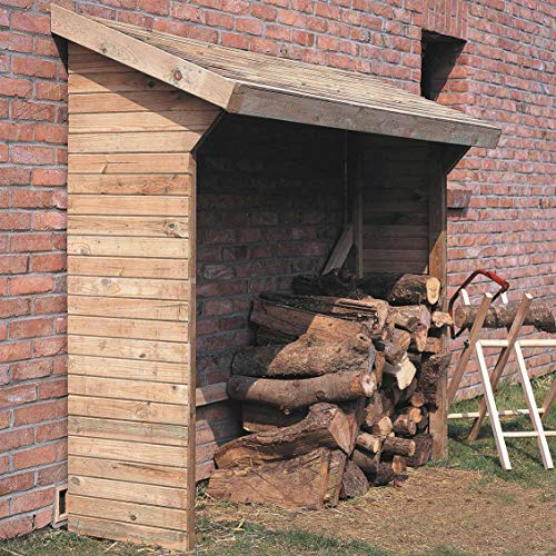 Abri bûches MEMPHIS - 203 x 114,5 x 221 cm - Cerland