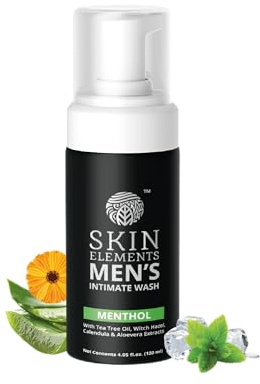 Skin Elements Jabon Intimo Para Hombre | Menthol | 4.05 Fl Oz