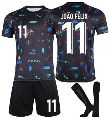 Fußball Trikot, Neue 24 Hause/Auswärts Fußball Trikot Kinder Erwachsener, Nr.7 Fussball Trikots Shorts und Socken Anzug Jungen Herren