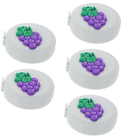 Mètre Ruban de Dessin Animé Mini Portable pour Mesures Corporelles 5 Pièces