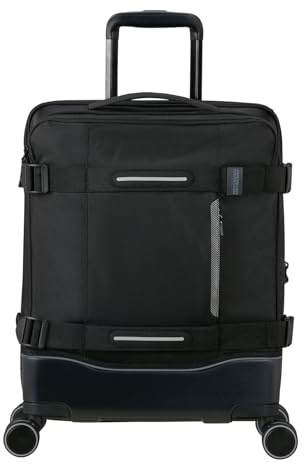 American Tourister Urban Track - Spinner S, Handgepäck, 55 cm, 41.5 L, Schwarz (Asphalt Black)