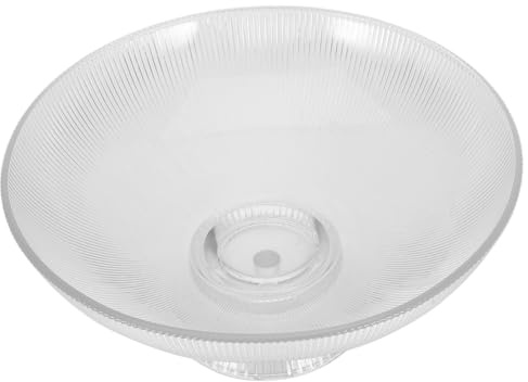Cabilock Footed Glass Fruit Bowl Pedestal Serving Tray for Home Decor Modern Design for Fruits and Snacks Display