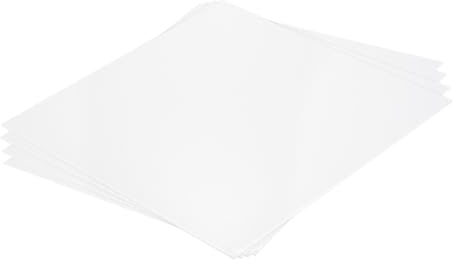 QUARKZMAN 4 Stück ABS Kunststoffplatte, 30x30cm ABS Platte 2mm Stärke für Bastelei, Modellbau, Autoreparatur, Weiß