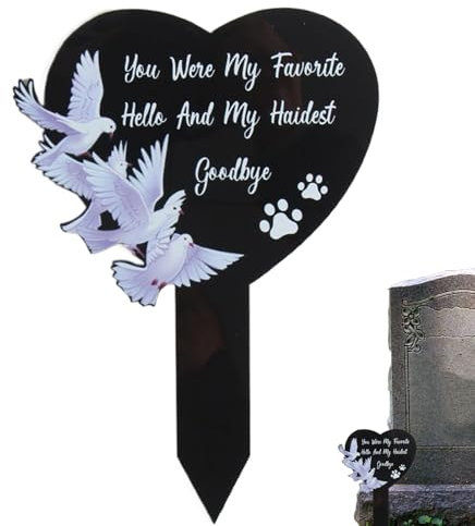 Commémorative - Stèles Commémoratives Décorations De Cimetière pour Maman,s Noires Imperméables Stèles De Souvenir Décorations De Cimetière pour Défunts, Papa Et Maman