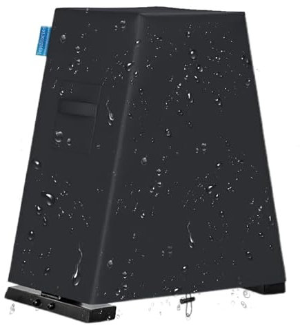 Copertura per staffa per manubri, impermeabile, organizer per pesi, regolabile, protezione per attrezzature da fitness, per palestra domestica, uso esterno e protezione dalla polvere, 58 x 38 x 6 cm