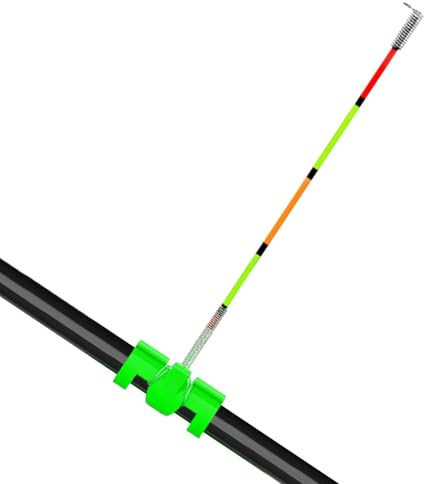 Canna da pesca rilevatore di tasti - dispositivo di allarme a clip PP 11,4 cm | Allarme morso d'angelo molto sensibile | Indicatore di allarme canna da pesca a clip, indicatore di morso | Esca per