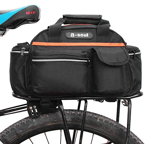 Lixa-da 15L Fahrrad Rücksitz Tasche Rack Koffer Korb Gepäcktasche Radfahren Gepäck Aufbewahrungskoffer Schulter Handtasche