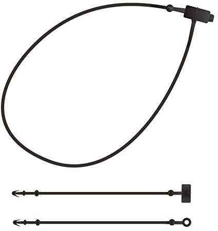 5.000 Sicherheitsfäden LOOP PINS schwarz - Länge wählbar 75mm / 125mm / 225mm (125mm (5))