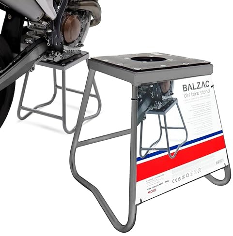 Balzac - Elevador de moto robusto y fiable | Ideal para moto de cross/enduro de hasta 200 kg | para fácil mantenimiento