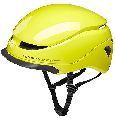 KED Mitro UE-1 Helm Für E-Bike, City & Pendler | Urban Fahrradhelm Mit MIPS, BOA-System & Belüftung | NTA 8776 Zertifiziert | Farbe: Neon Green, Größe: 58-61 (L)