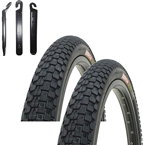 2 x Kenda K-Rad K-905 24 Fahrradreifen Fahrradmantel Schwarz 58-507 (24 x 2.30) inkl. 3 Reifenheber