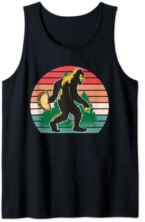 Sasquatches Big Pie Con Taco Mexican Party Camiseta sin Mangas