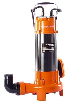 BOMBA ELÉCTRICA SUMERGIBLE 1300W - AGUAS SUCIAS CON CUCHILLA