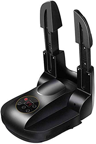 Boot Dryer &Glove Dryer,Portable Boot Boot Warmer with Heat Blower, Timer, Folding Design & Quick Drying for Shoes, Gloves, Hats, Socks, Ski Boots, Smart Panel,Portable Adjustable Rack, Black,