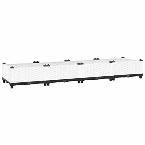 Lechnical Vegetable Garden Kit,Raised Planter,Garden Hoops For Raised Beds,Raised Bed 160x40x23 cm Polypropylene