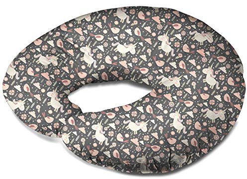 Stillkissen 65x55cm Klein Baby Lagerungskissen Multifunktionale Positionierung von Mutter und Baby Handmade in EU 100% Zertifizierte Baumwolle ekmTRADE (34)