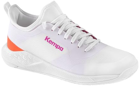 Kempa Kourtfly Jr, gymnastikskor för flickor, Vit-lila, 35 EU