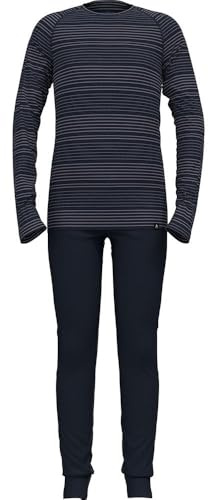 Odlo Thermounterwäsche Kinder Active Warm I Winterleggings und langarm Thermoshirt Mädchen Jungen I Warmes Skiunterwäsche Set