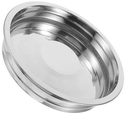 TOPBATHY Stainless Steel Communion Plate Religious Pie Plate Pie Pan for Campfire Home Church Cover