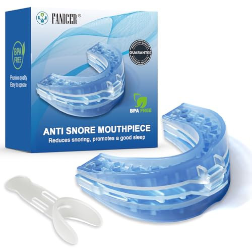 Anti Schnarch Schnarchstopper, Anti Snoring Mouth Guard Device Schnarchfrei Stopper, Einstellbar Anti-Schnarchschiene, Schnarchstopper Nacht Gegen Zähneknirschen und Schnarchen für Männer Frauen