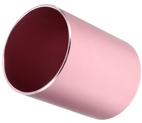Angoily Runder Stifthalter Aus Aluminiumlegierung Schreibtisch-organizer Mit Rutschfestem Design Und Weicher Innenauskleidung Vielseitig Verwendbarer Stiftbehälter Für Stifte Bleistifte